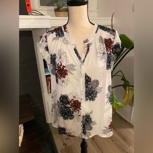 DANIEL RAINN FLORAL BLOUSE